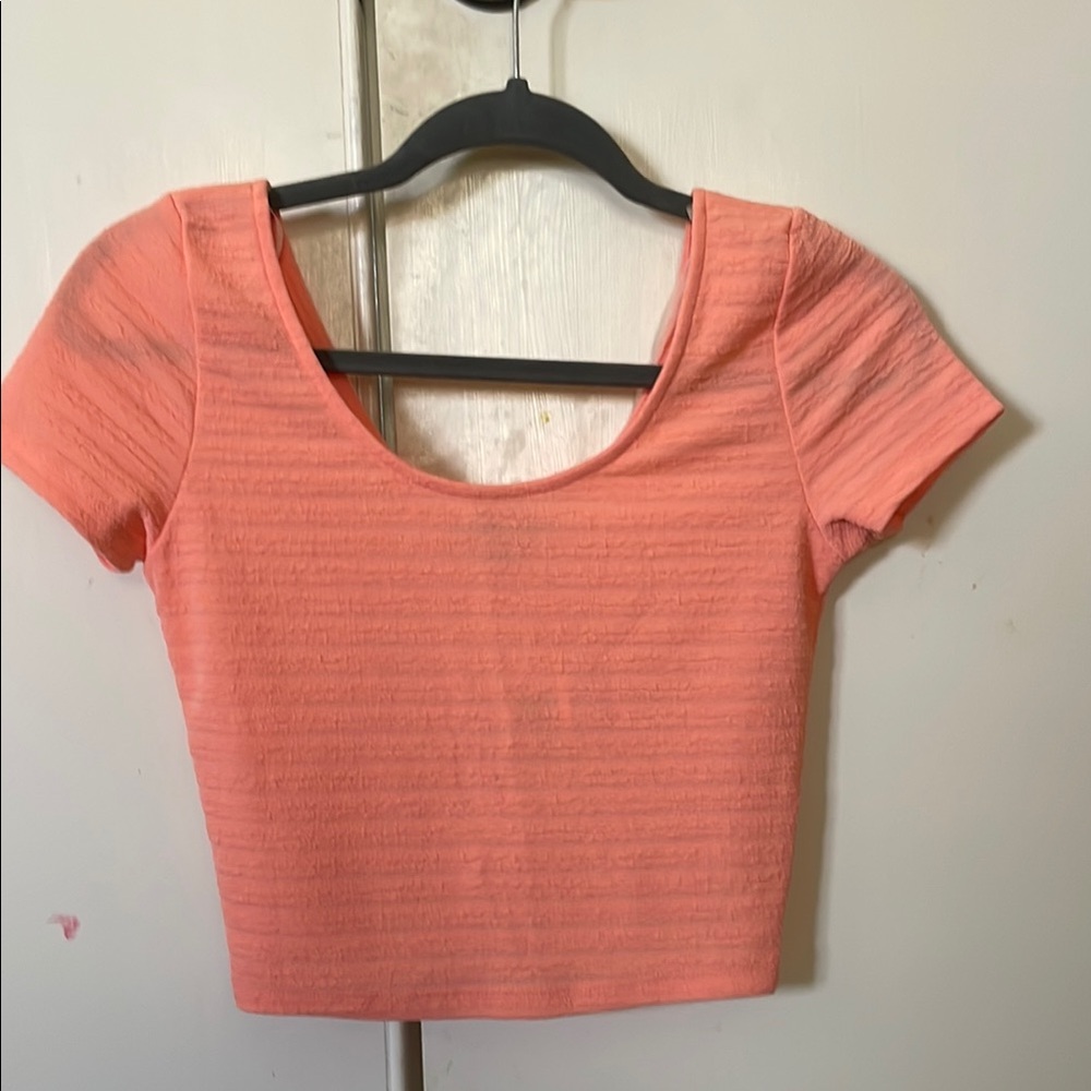 Material Girl Pink Ribbed Crop Top